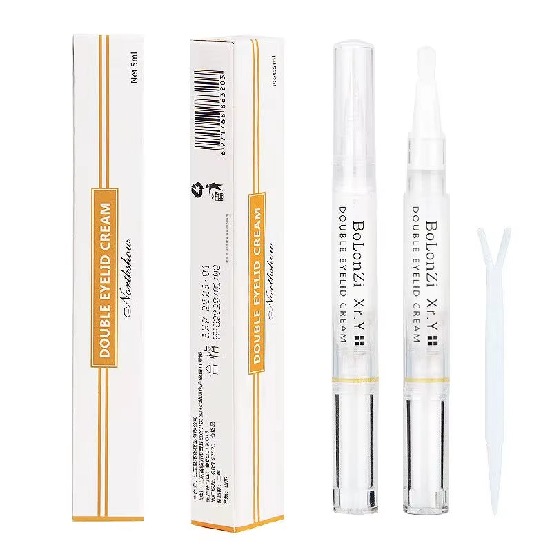 New Korean Style Double Eyelid Sticking Cream Invisible Traceless Quick Dry Natural Looking Eye Beau...