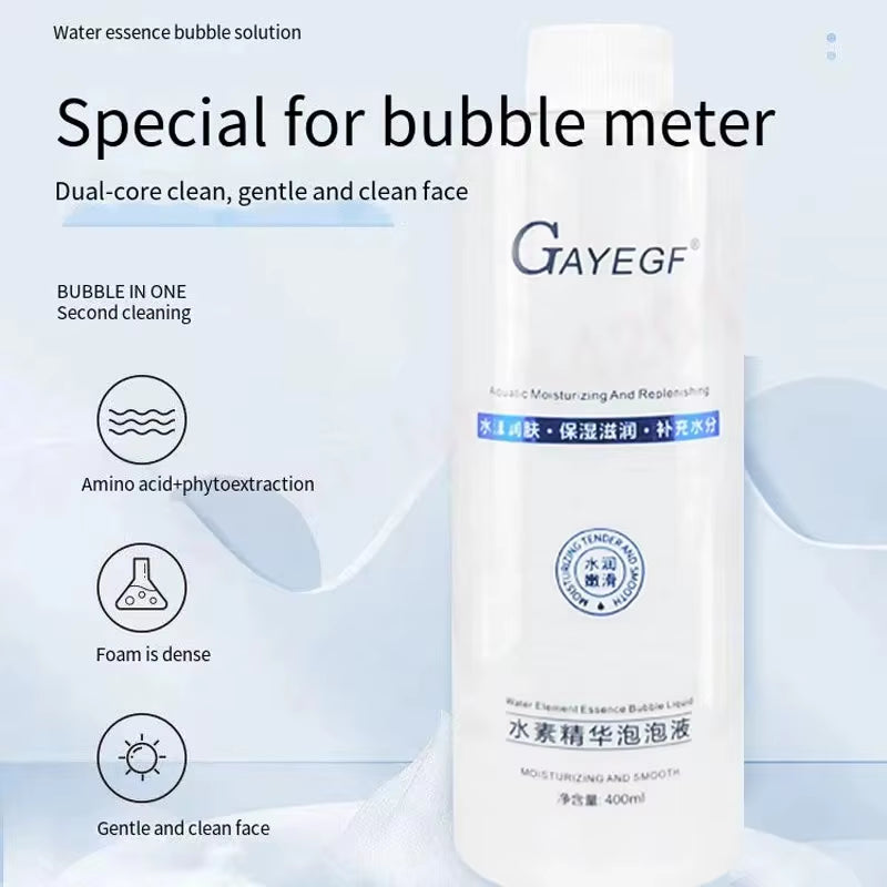 Japan Active Oxygen Bubble Machine Special Liquid  Skin Cleaning .