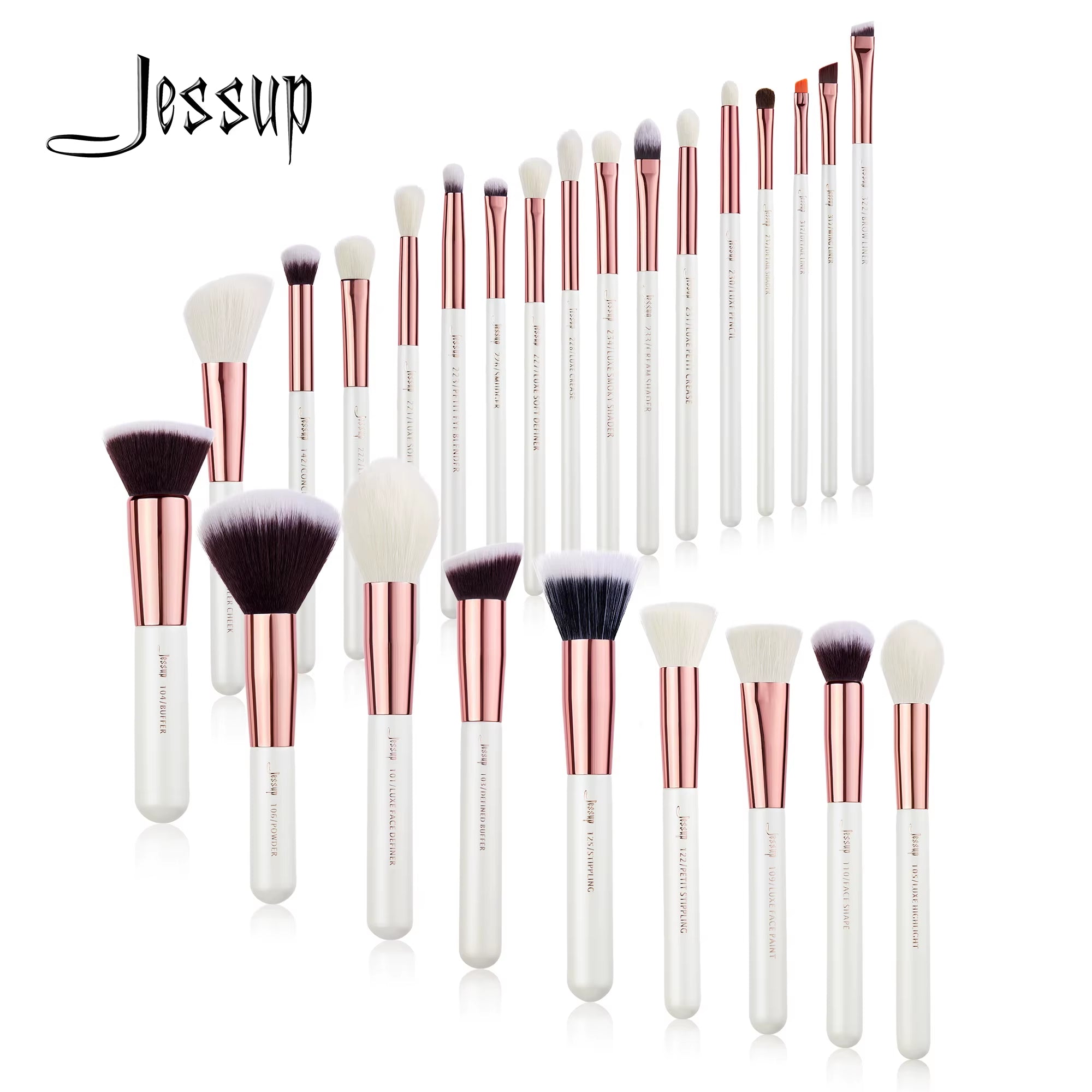 Professional Makeup Brushes Set,25Pcs Makeup Brush Foundation Powder Eyeshadow Liner Face & Neck