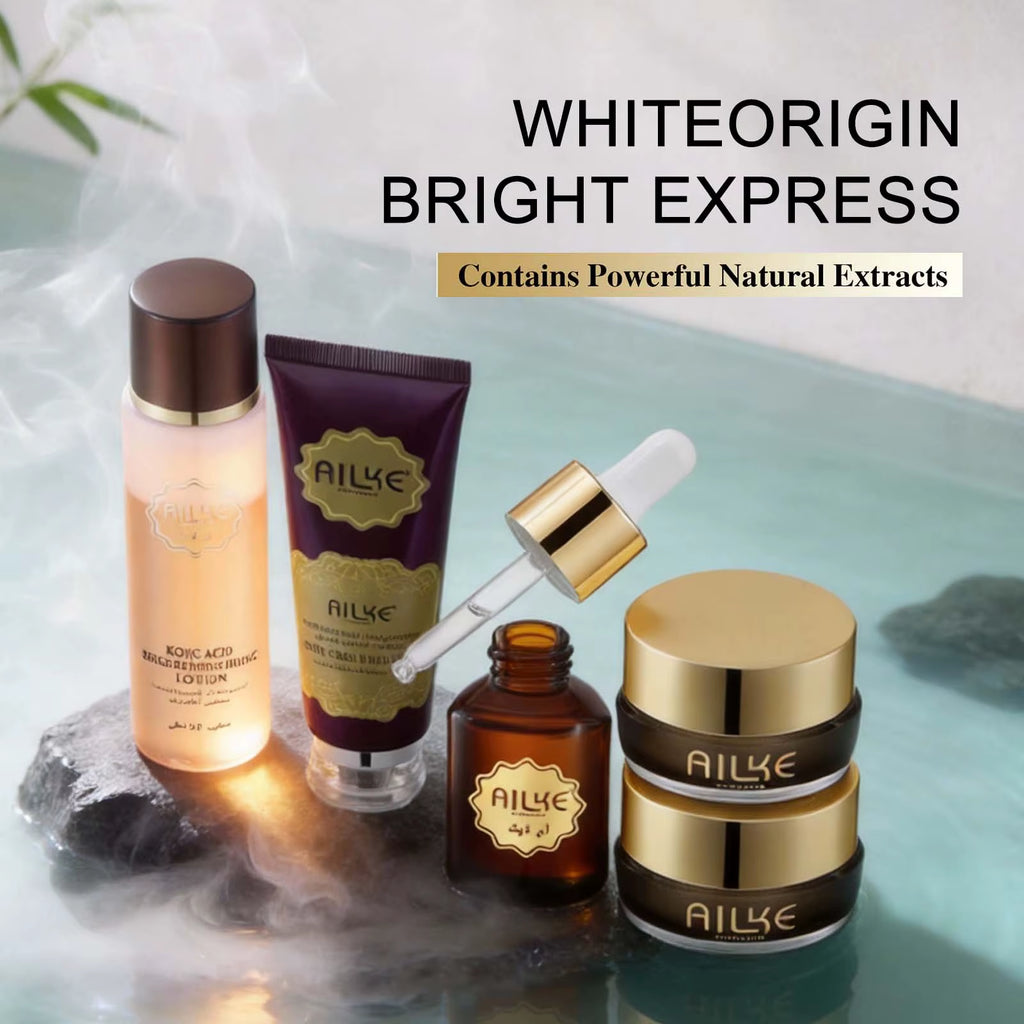 Whitening Face Care Set, Clean Skin, Whitening Day and Night Facial Cream, moisturizer.