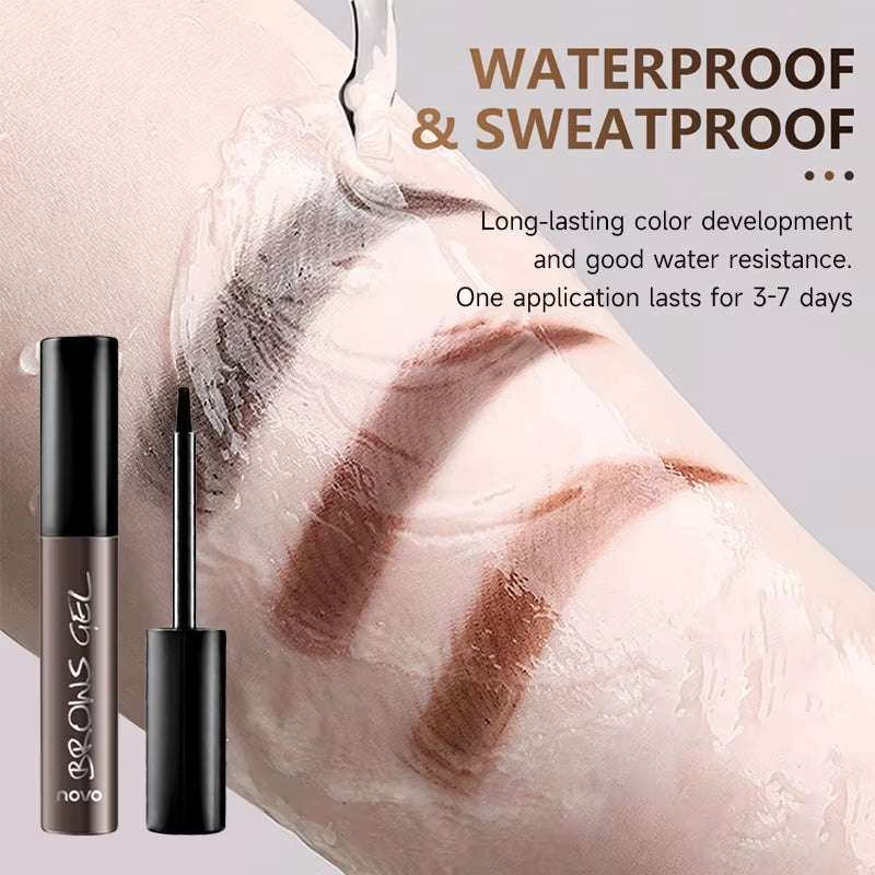 Long-Lasting Eyebrow Tint Gel, Waterproof, Semi-Permanent, Quick-Dry Transfer Eyeliner