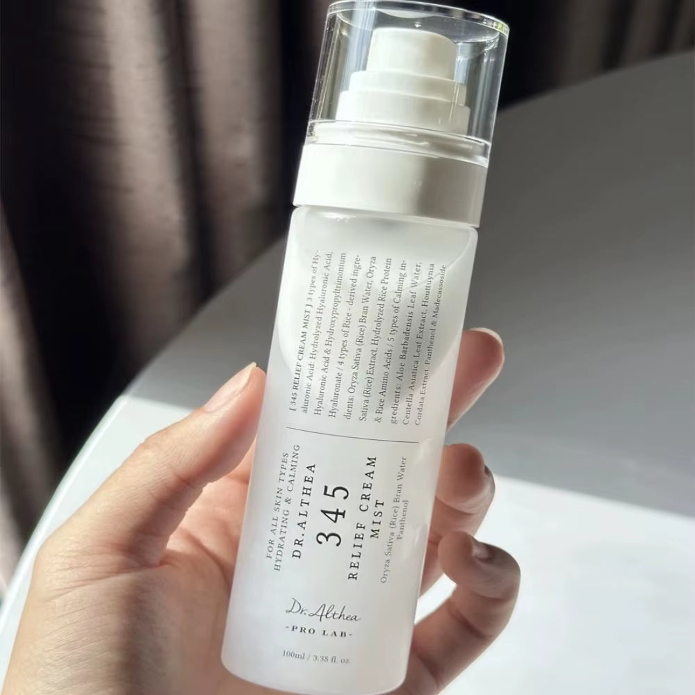 Dr. Althea 345 100ML Relief Cream Mist Moisturizing Spray Double Layer Essence Soothing Hydration Fa...
