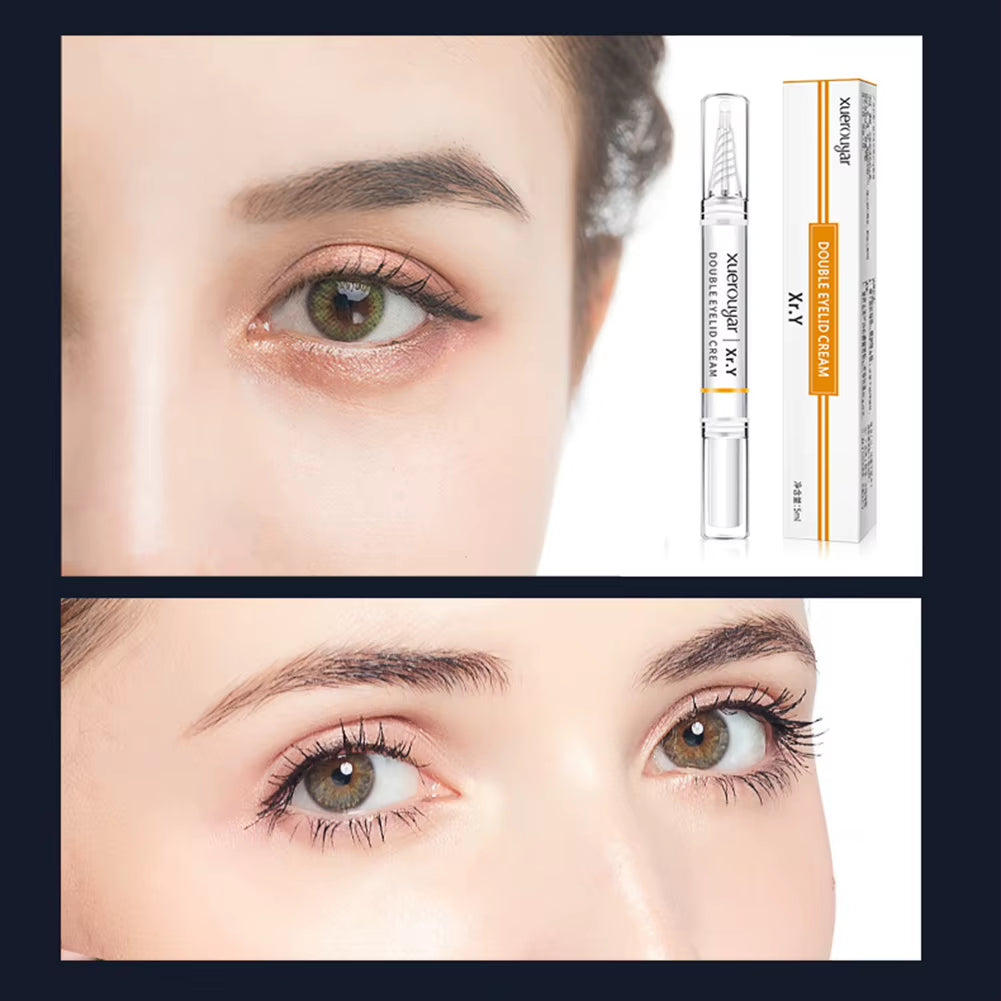 Long-Acting Double Eyelid Cream Waterproof Smudge Proof Waterproof Natural Double Eyelid Shaping 5Ml 