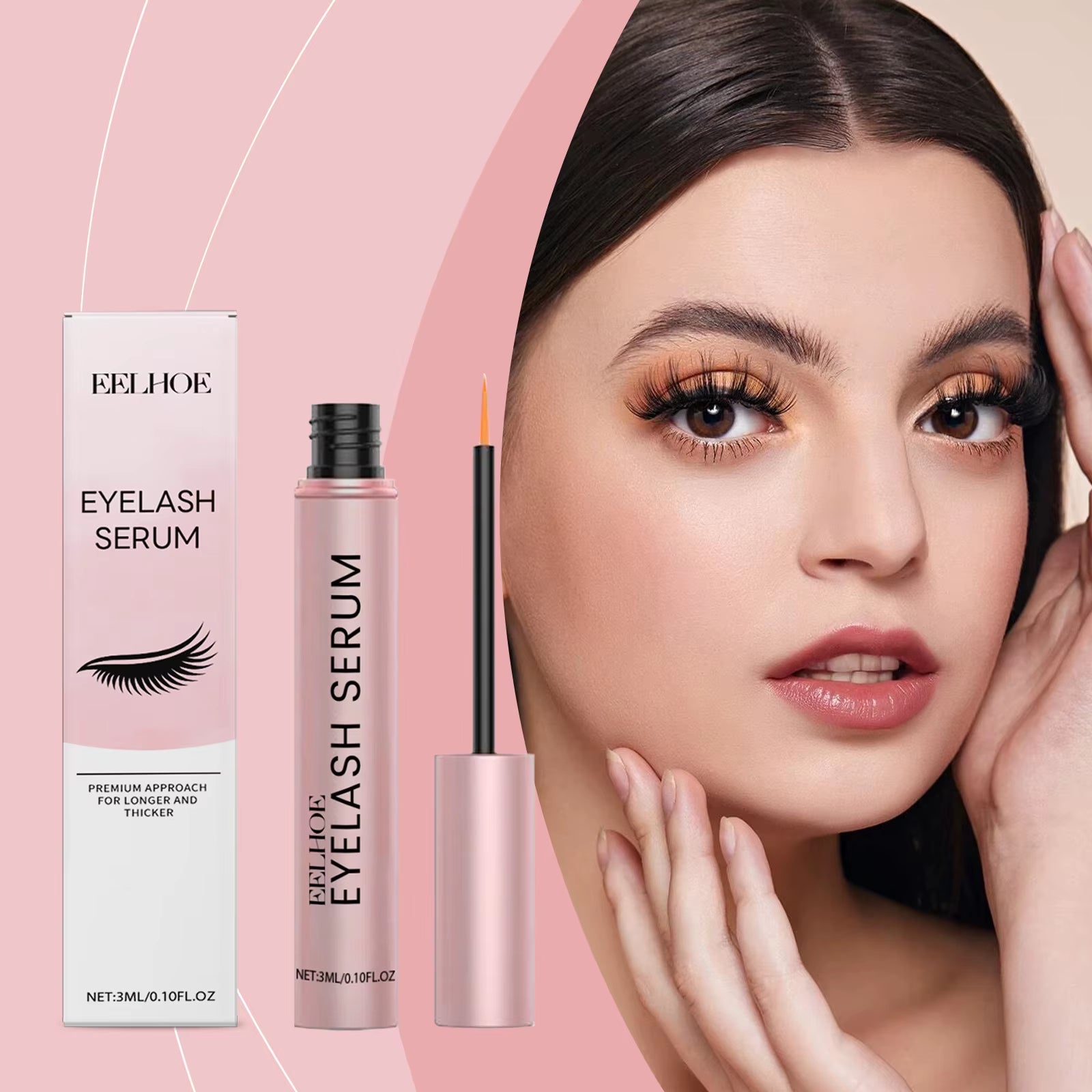 Mascara Moisturizing Essence Lengthen Lash Promote Eyelashes Growth Thicker Curlier Prevent Enhancer