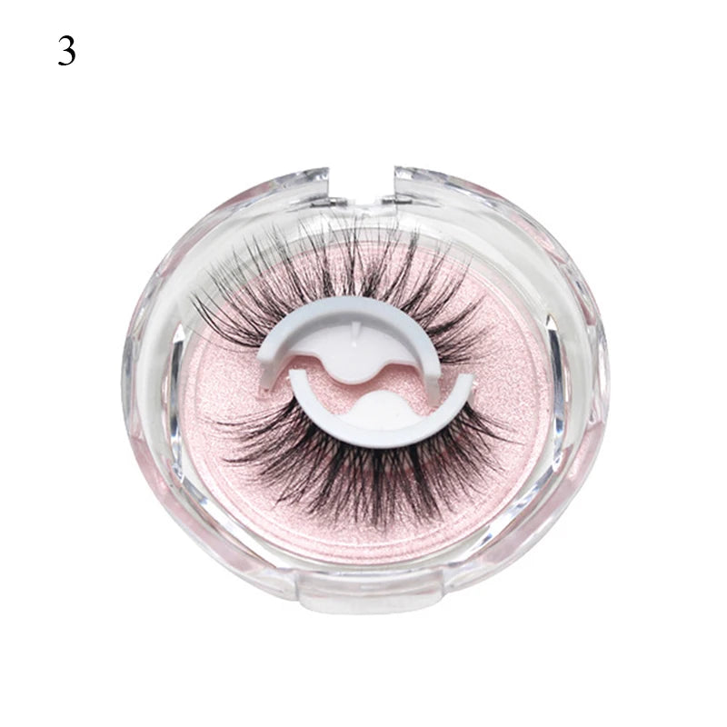 Self Adhesive Eyelashes Natural Reusabale - Glamorous Best Seller