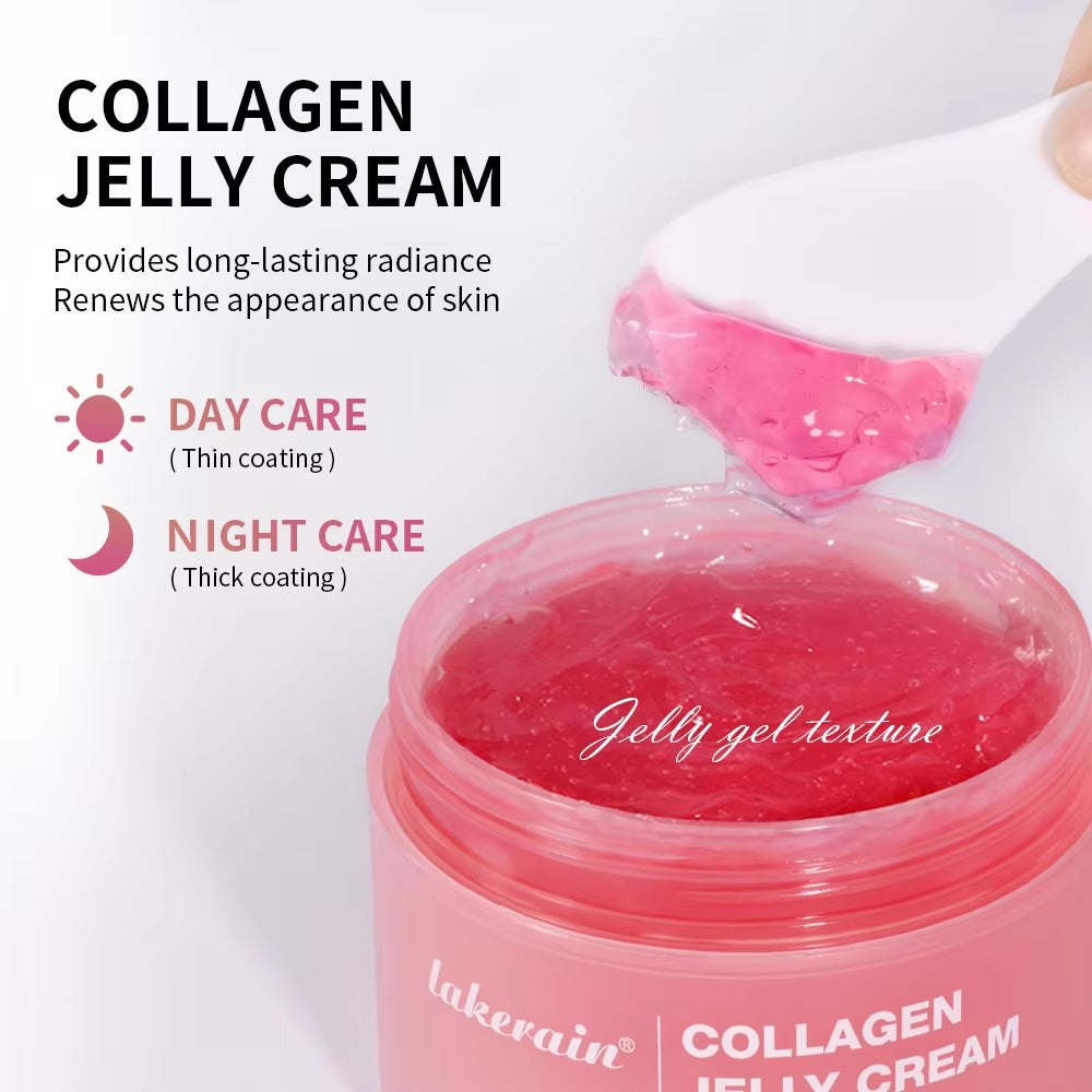 Collagen Jelly Cream Niacinamide Tightening Soothing Moisturizing Anti-Aging Firmness Hydratio...