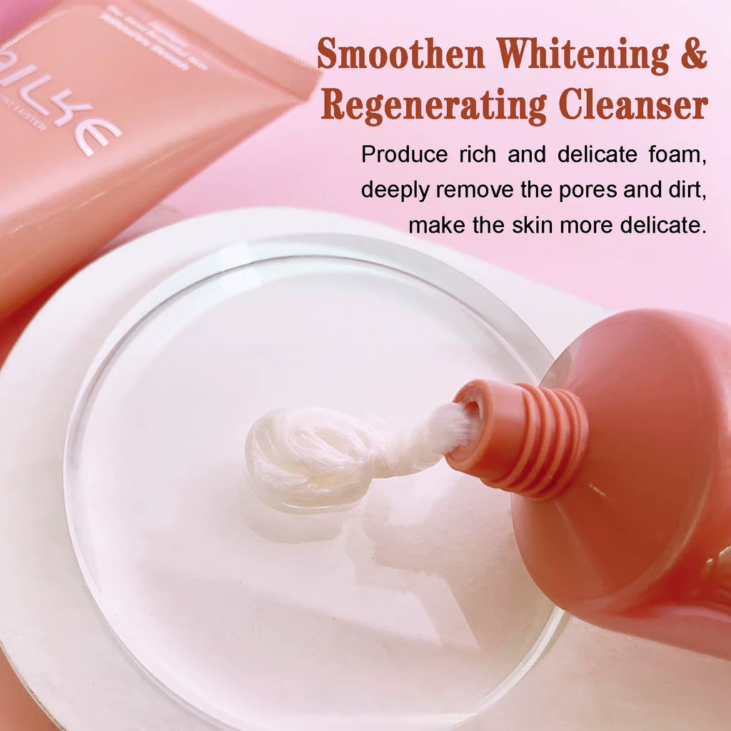 Natural Rose Facial Cleanser, Brightening, Reduce Dark Spots, Acne, Moisturizing, Clean Pores,...