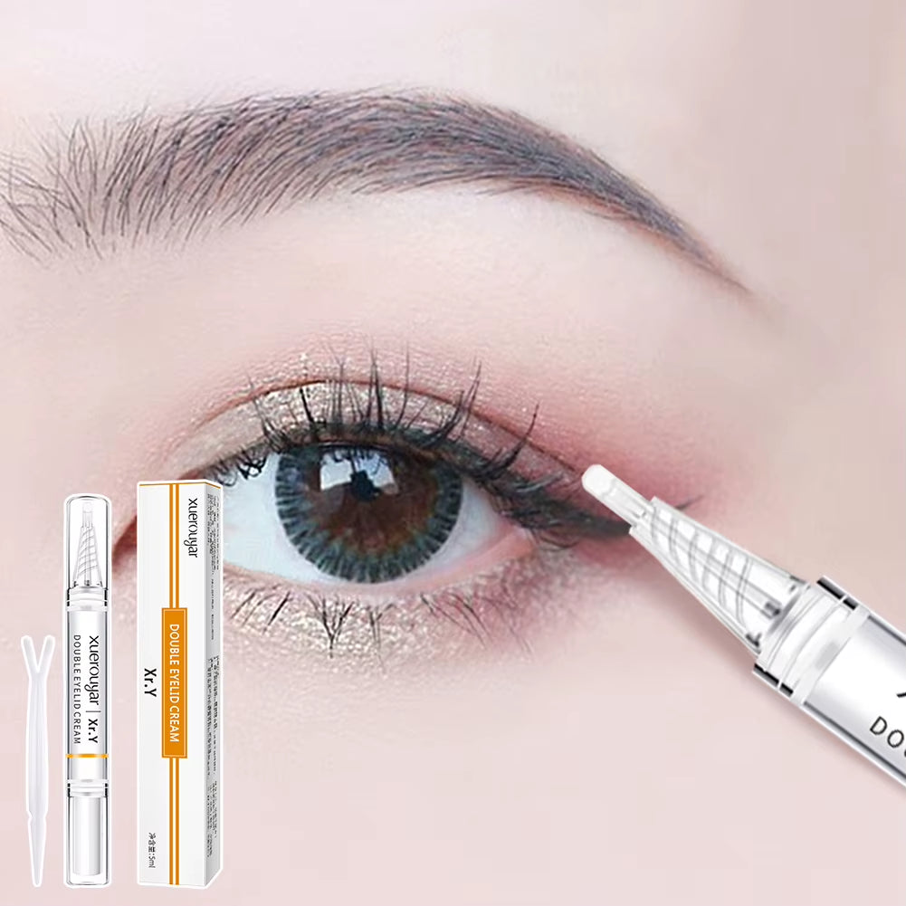 Long-Acting Double Eyelid Cream Waterproof Smudge Proof Waterproof Natural Double Eyelid Shaping 5Ml 