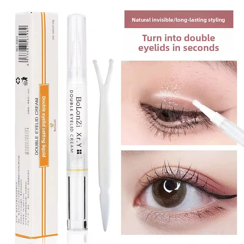 New Korean Style Double Eyelid Sticking Cream Invisible Traceless Quick Dry Natural Looking Eye Beau...