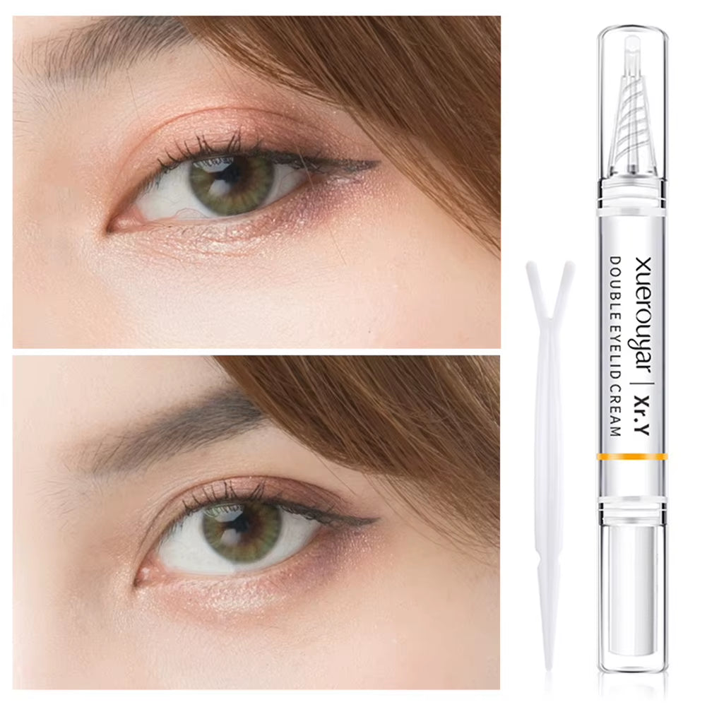 Long-Acting Double Eyelid Cream Waterproof Smudge Proof Waterproof Natural Double Eyelid Shaping 5Ml 