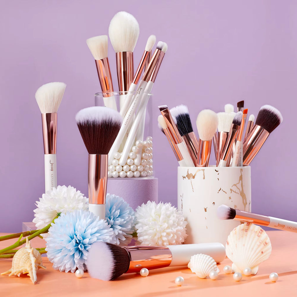 Professional Makeup Brushes Set,25Pcs Makeup Brush Foundation Powder Eyeshadow Liner Face & Neck