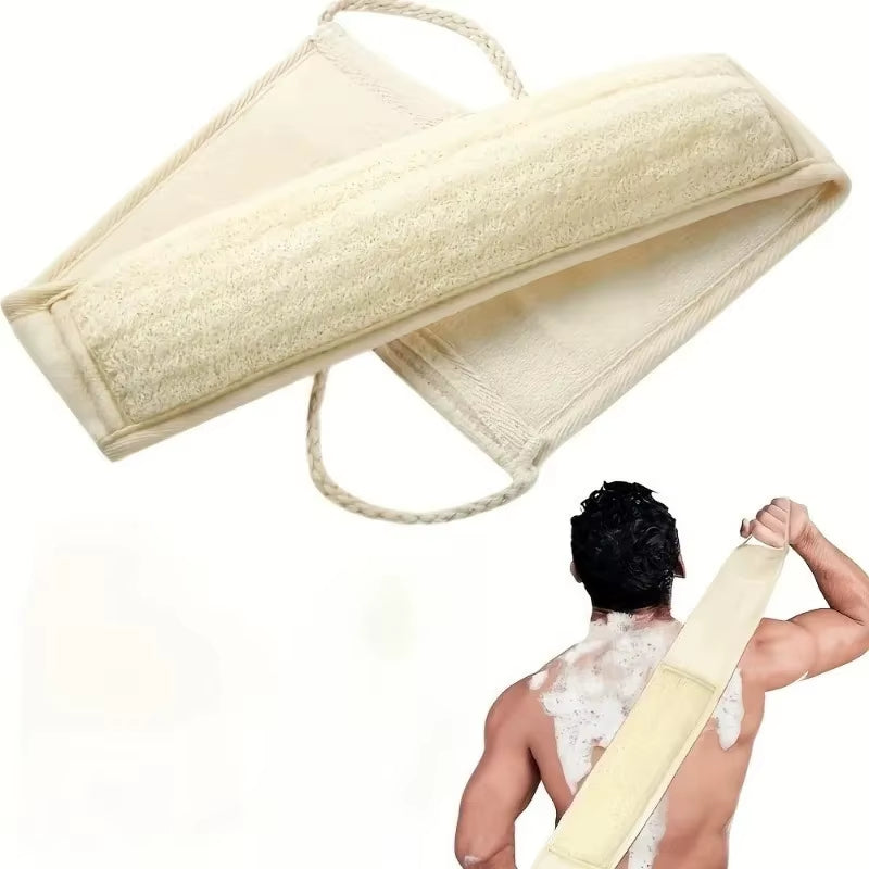 Loofah Sponge for Bathing, Long Strip for Back Scrubbing