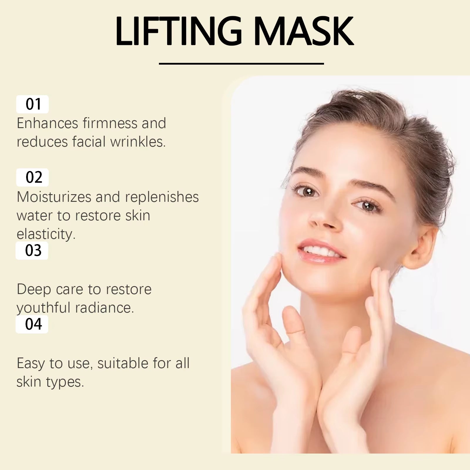 Gold Collagen Chin Lifting 24K  Mask Eliminate Double Chin Neck Tightening Slimming