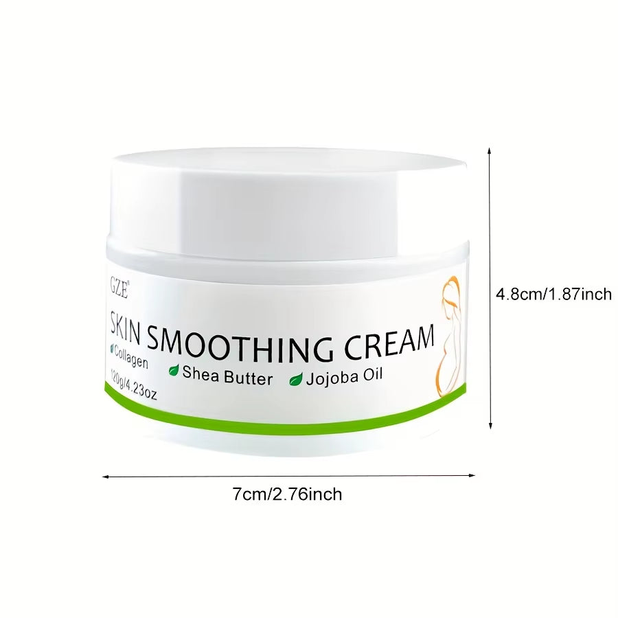 Skin Smoothing Cream with Cocoa Butter & Olive to Lighten Postpartum Obesity Marks
