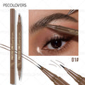 Forks Eyebrow Pencil Dual-Ended Artist Ultra-Fine Waterproof & Sweatproof 1PC 2 