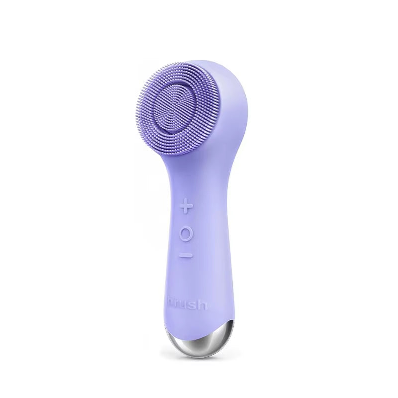 Facial Silicone Cleansing Brush with Dual Rotation and Vibration Modes, Facial Vibration Massage