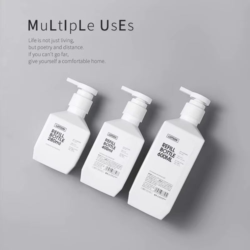 10PCS 280Ml-600Ml Empty Large-Capacity Lotion Bottle Shampoo/ Body Wash/ Hand Sanitizer