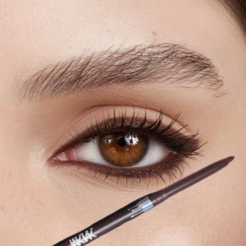 Waterproof Black Brown Eyeliner Gel Pencil Ultra-Fine Matte Smooth Quick Dry Non-Smudge 