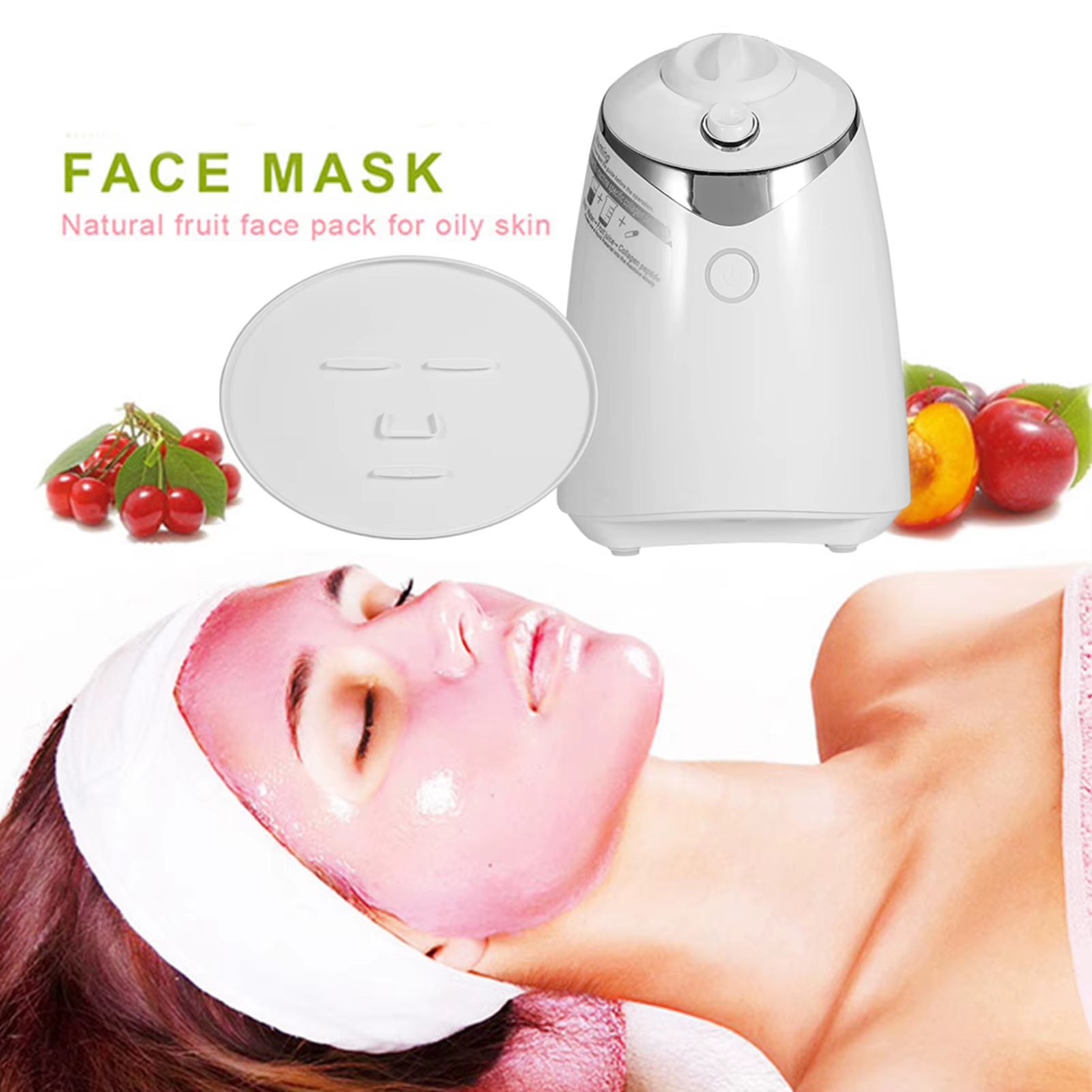  DIY Natural Fruit Vegetable Face Mask Maker Facial Care Fresh Collagen Beauty Machine 