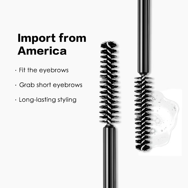 Eyebrow Styling Gel Waterproof Transparent Eyebrow Wax Set Brow Gel for Eyebrow Long-Last Eyeliner