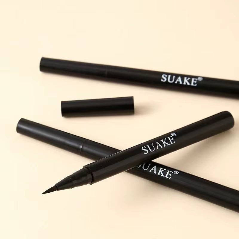 Black Waterproof, Sweat-Proof, and Smudge-Proof Eyeliner Creates a Natural Look and Glides on Quickl...