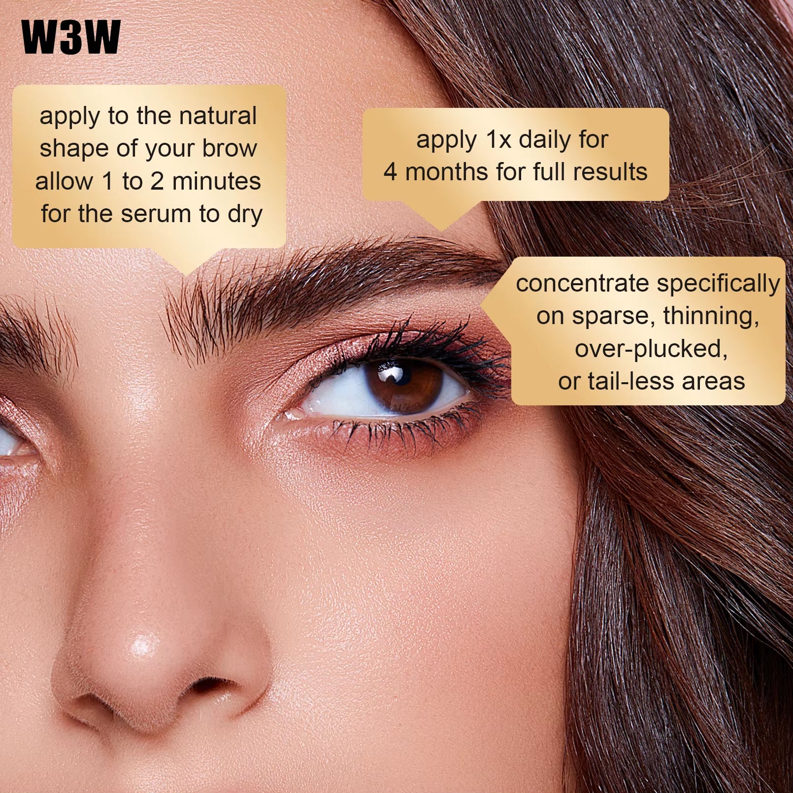 Fast Eyebrow Growth Serum Eyelash Hair Growth anti Hairs Loss Product Prevent Baldness Fuller Thicke...