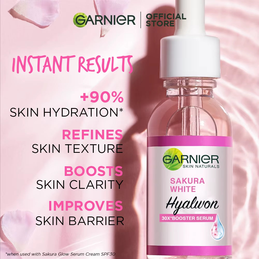 GARN Nier Pink Serum Sakura Glow 30X Hyaluronic Booster Moisturizing Serum