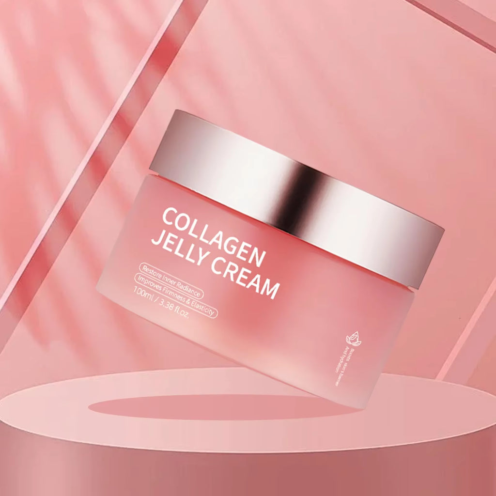 Collagen Jelly Cream Niacinamide Tightening Soothing Anti-Aging Firmness Hydration Nourishes Moistur...