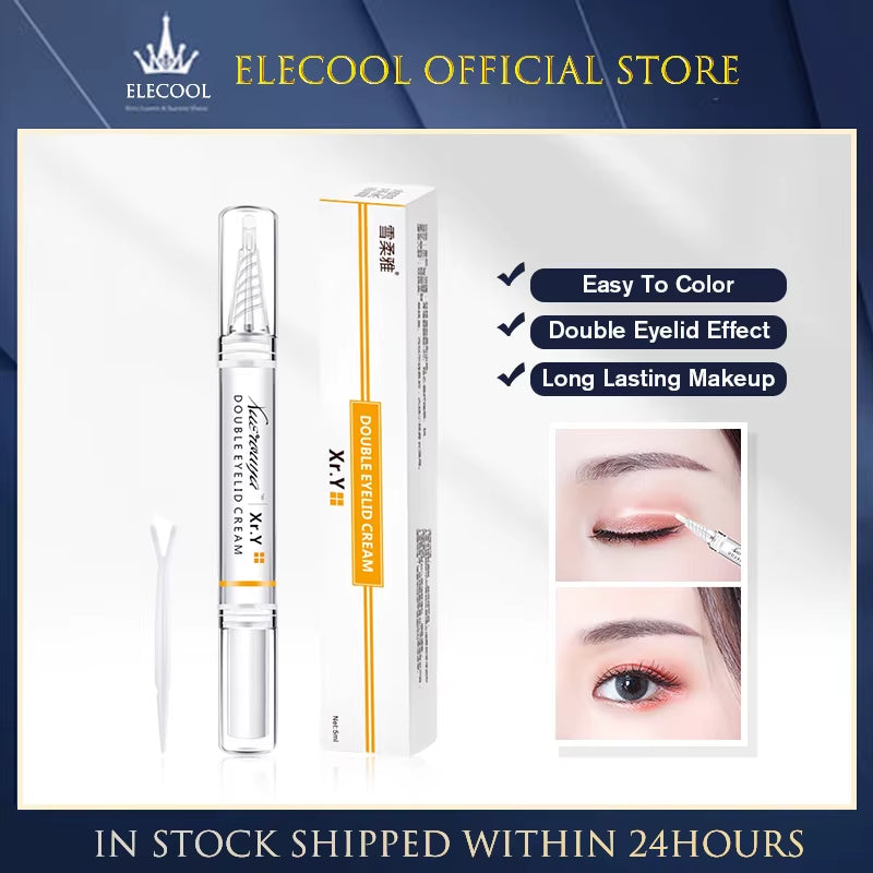 Long-Acting Invisible Double Eyelid Shaping Cream Big Stretch Transparent Fold Eyelid Liftin...