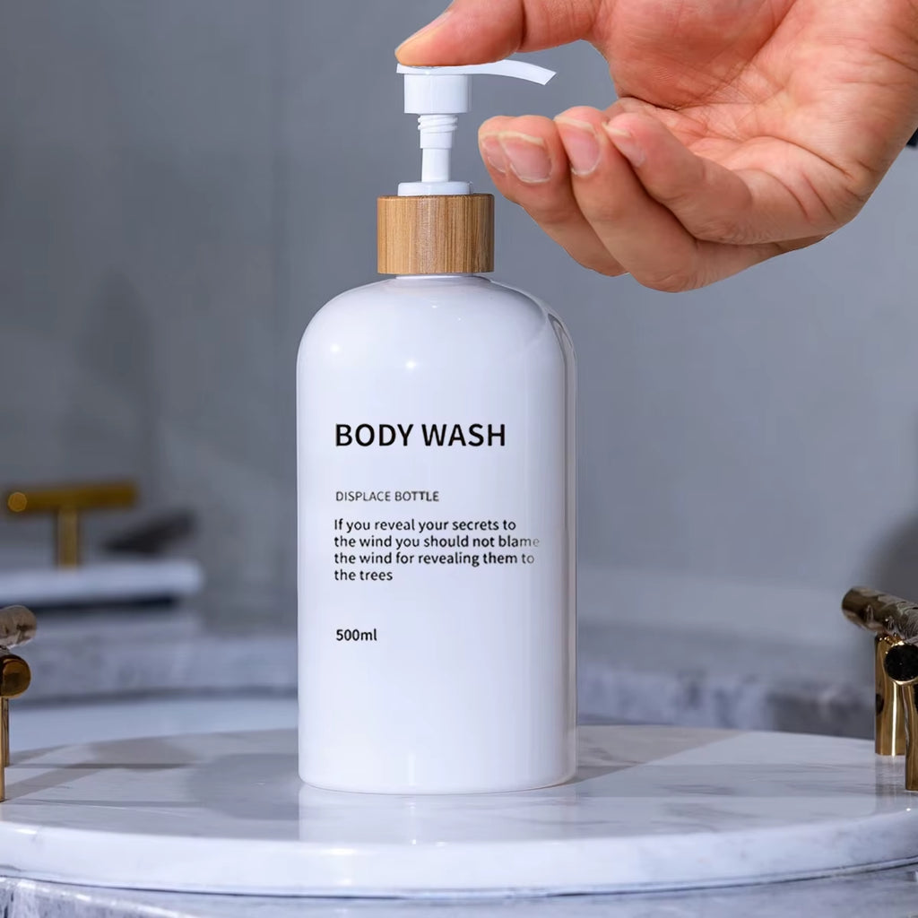 3 Pack Soap Dispenser Shampoo and Conditioner Dispenser Body Wash Shower