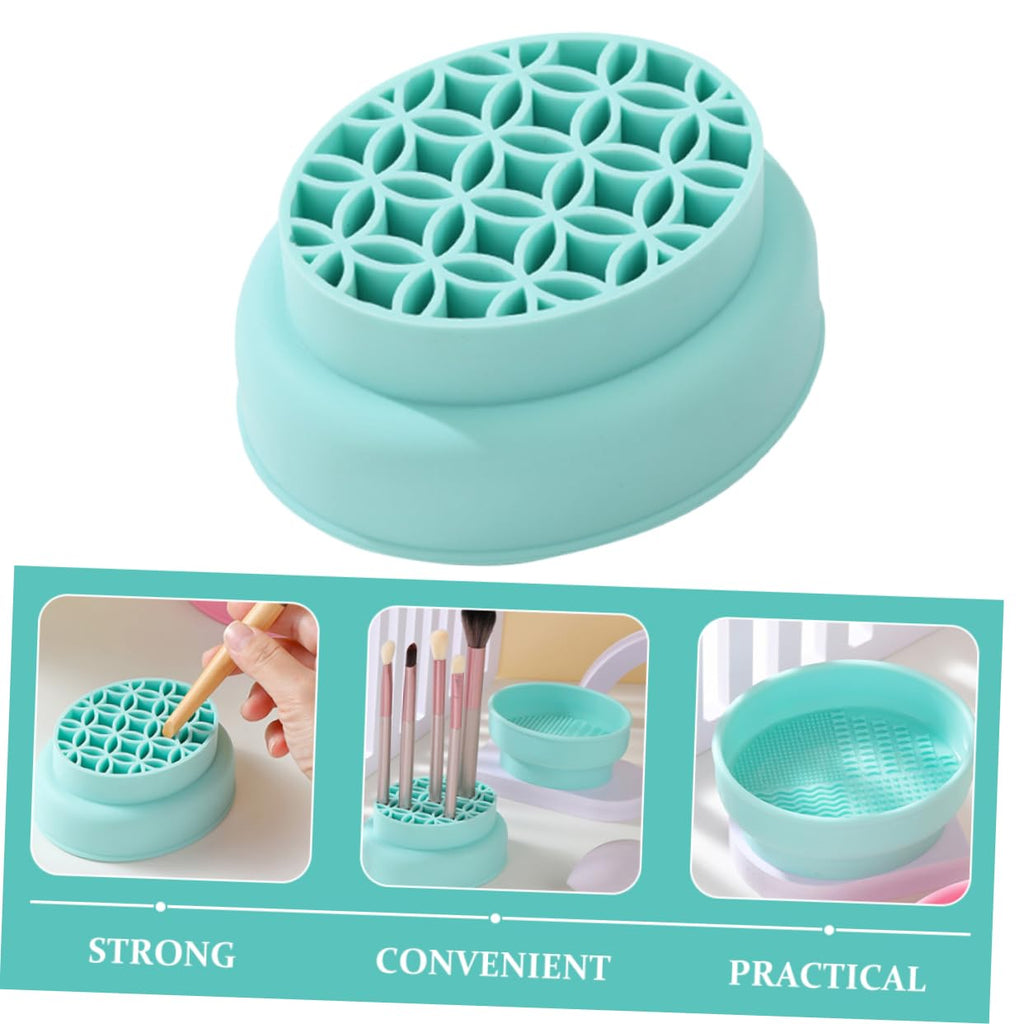 Silicone Real Makeup Brush Cleaning Bowl 