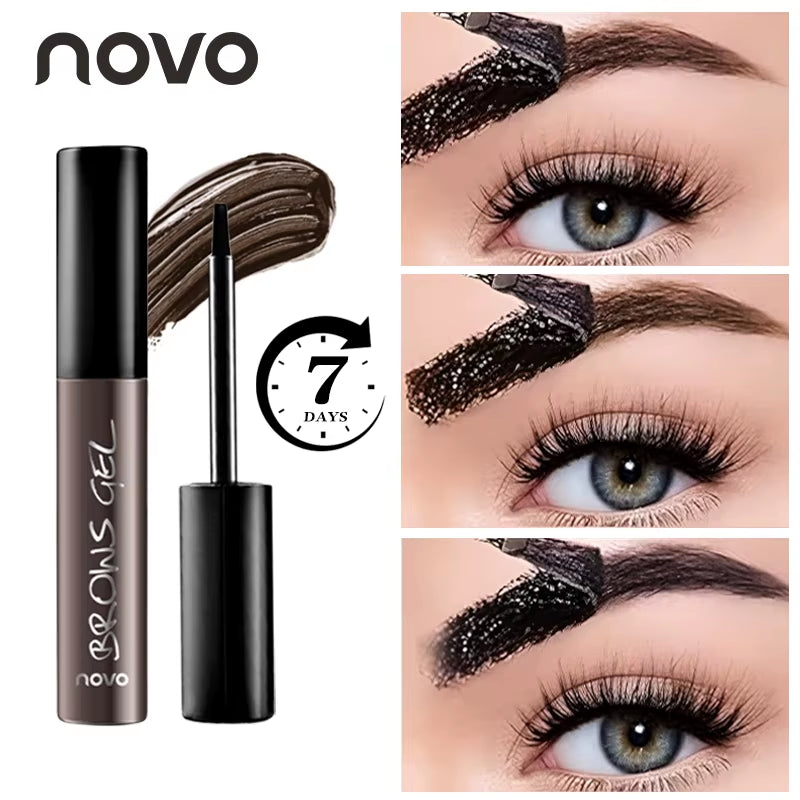Long-Lasting Eyebrow Tint Gel, Waterproof, Semi-Permanent, Quick-Dry Transfer Eyeliner