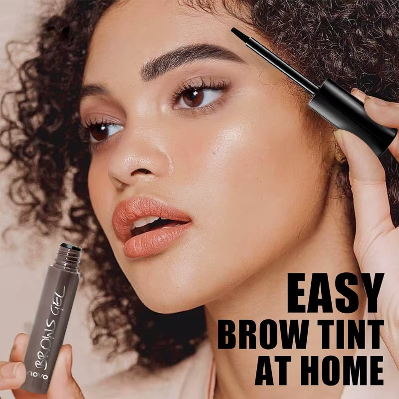 Long-Lasting Eyebrow Tint Gel, Waterproof, Semi-Permanent, Quick-Dry Transfer Eyeliner