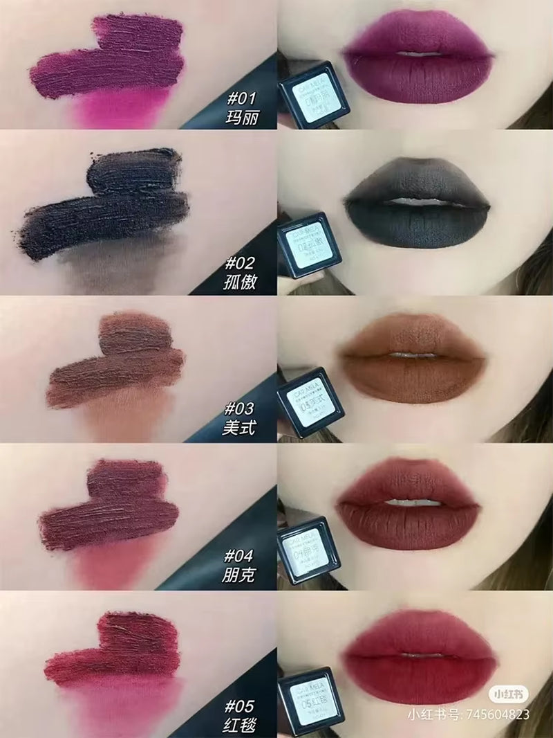 Lip Mud Renaissance Dark Wind Matte Matte White Lipstick Lip Glaze eyeliner