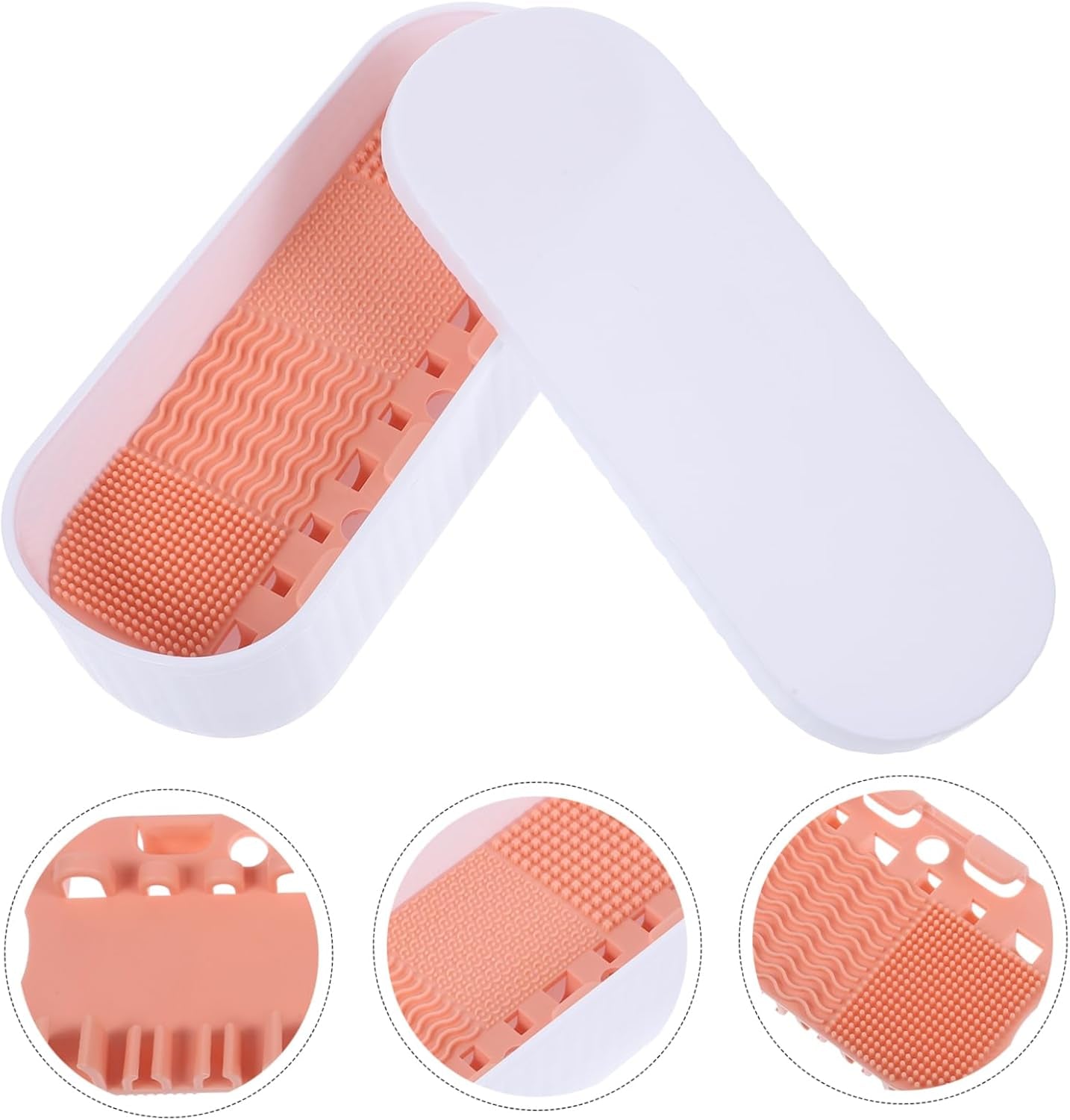 Makeup Brush Cleaner  Women Portable Cleaning Box