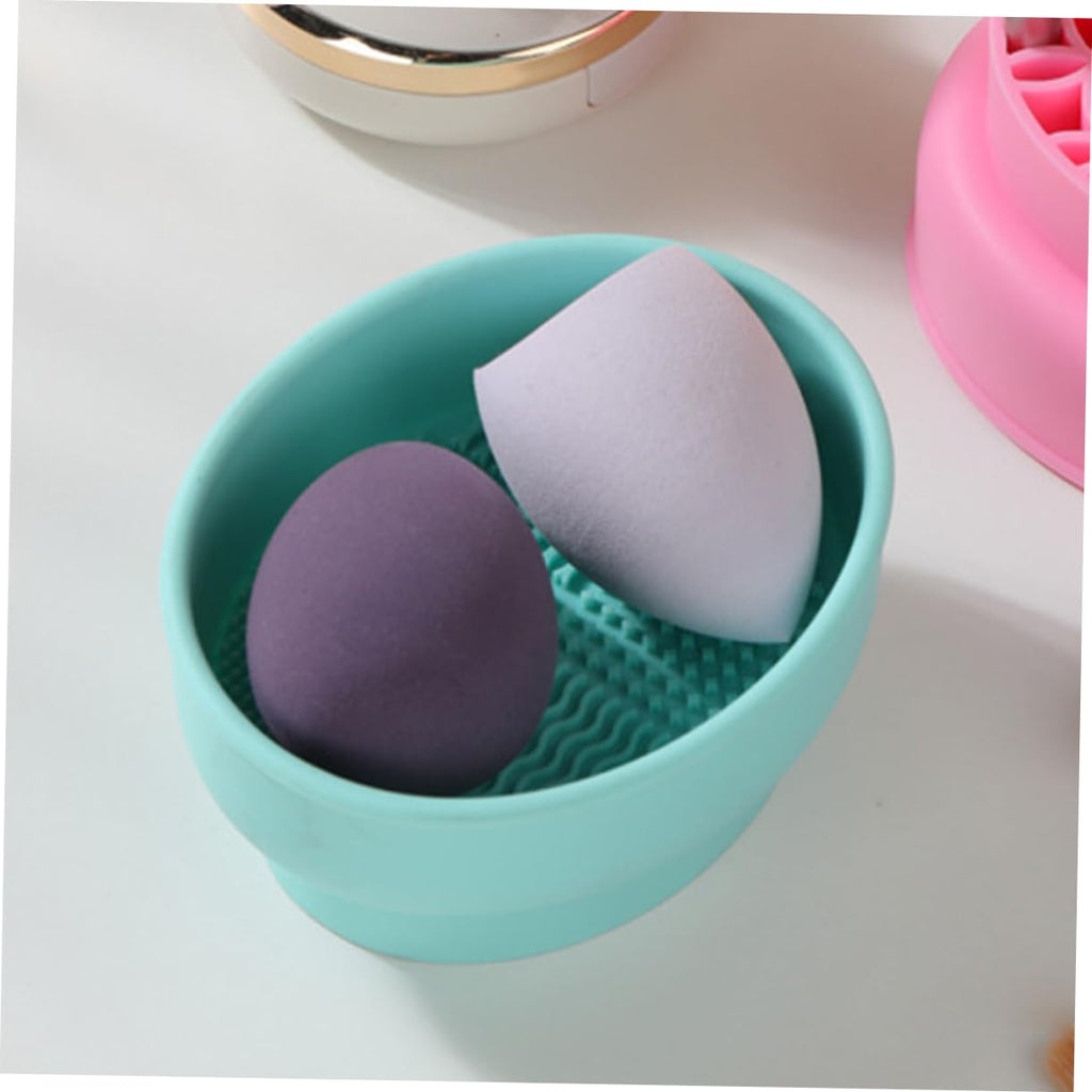 Silicone Real Makeup Brush Cleaning Bowl 