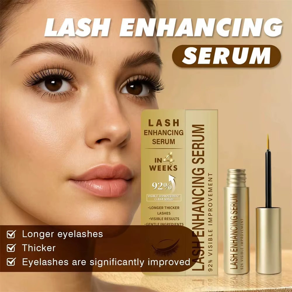 Fast Eyelash Growth Serum 7 Days Natural Eyelash Enhancer Longer Fuller Thicker Curling Lash Treatme...