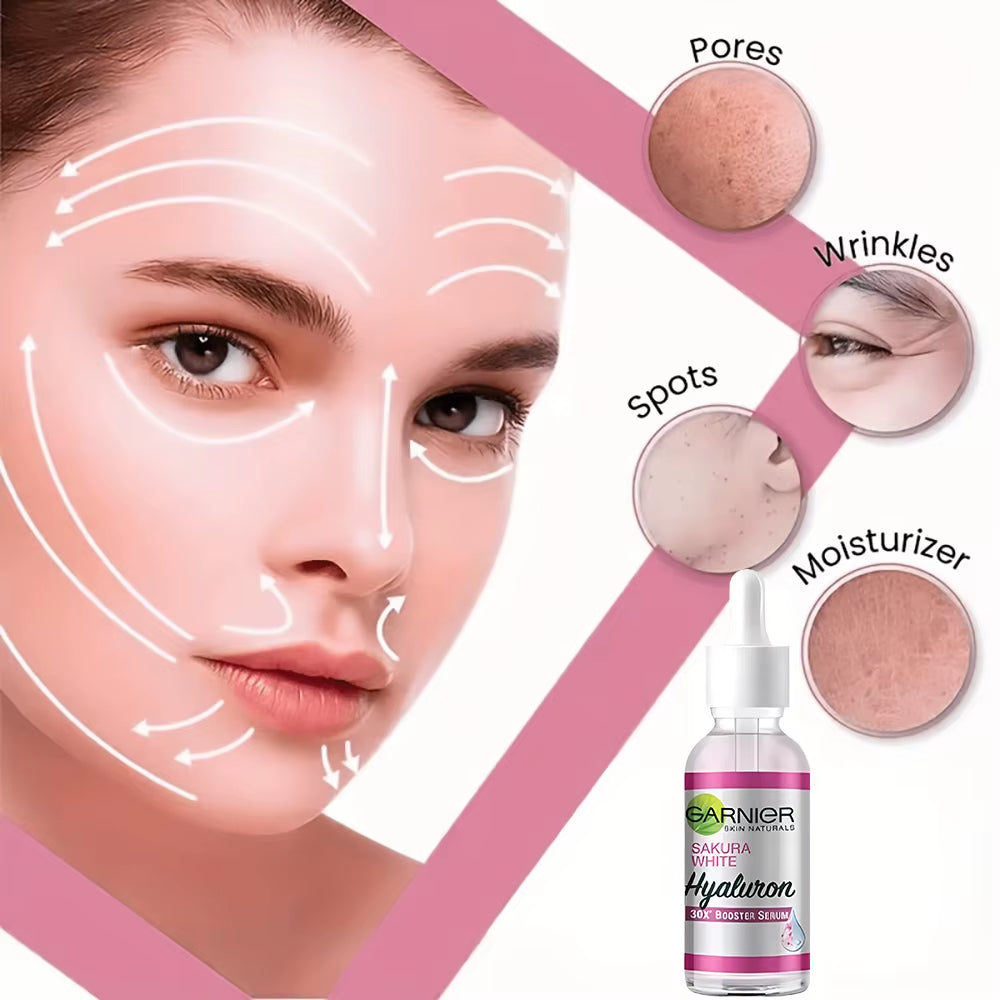 GARN Nier Pink Serum Sakura Glow 30X Hyaluronic Booster Moisturizing Serum