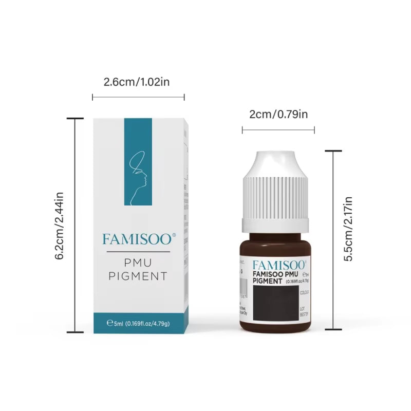 Eyebrow Tattoo Ink Permanent Makeup Inks for Eyebrows Eyeliner Liquid Texture Professional Micro 5ML