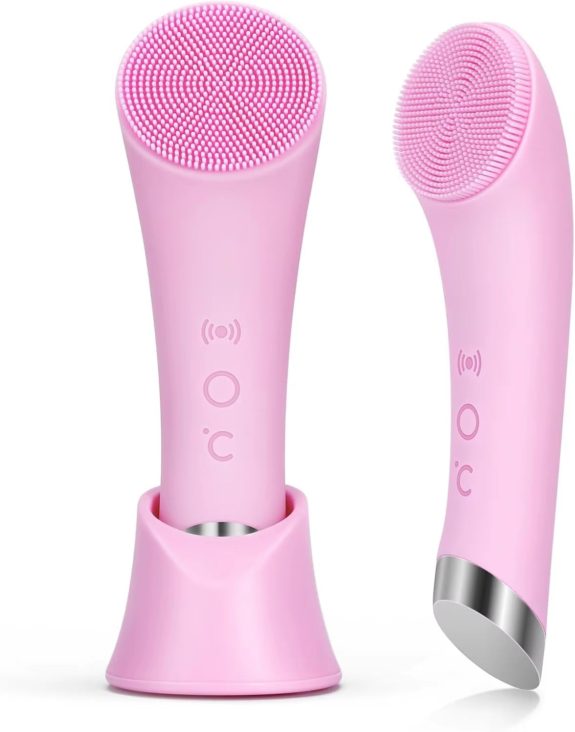 PRITECH Rechargeable Facial Cleansing Brush Vibration Exfoliating Cleansing Brush Waterproof Face Br...