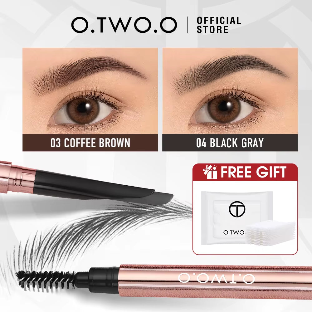 Machete Eyebrow Pencil Waterproof Natural Long Lasting Smooth Fill Fluff Blendable Mascara