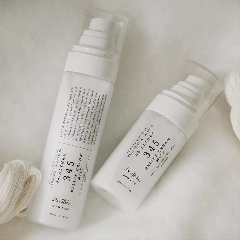 Dr. Althea 345 100ML Relief Cream Mist Moisturizing Spray Double Layer Essence Soothing Hydration Fa...