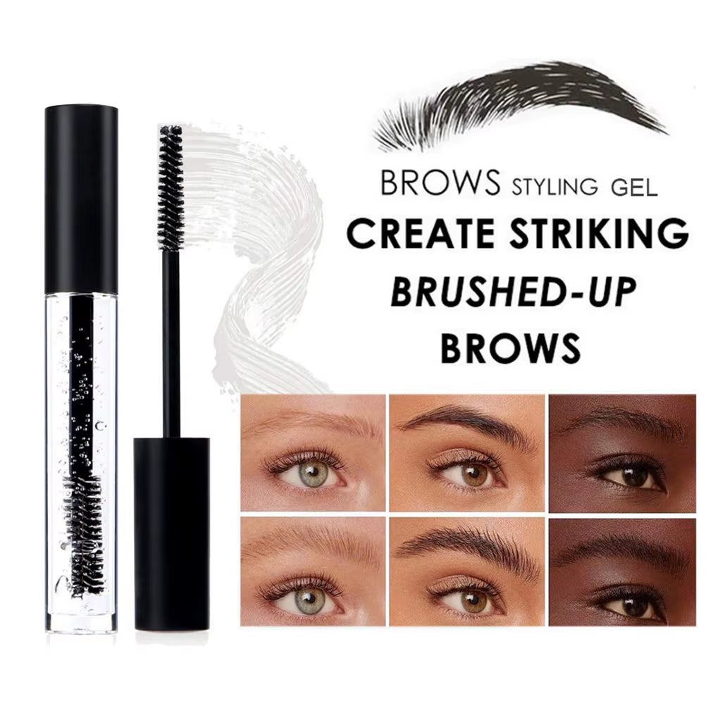 Eyebrow Styling Gel Waterproof Transparent Eyebrow Wax Set Brow Gel for Eyebrow Long-Last Eyeliner