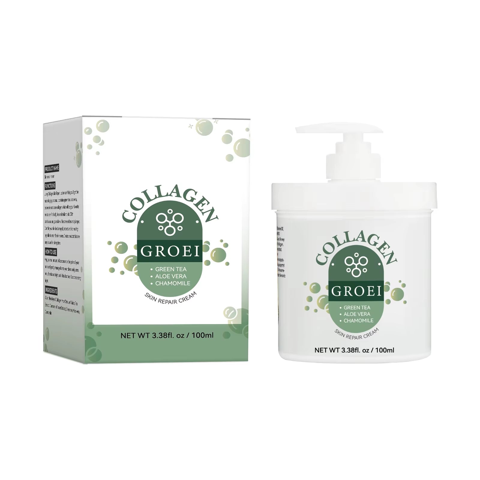 Collagen Jelly Cream Niacinamide Tightening Soothing Anti-Aging Firmness Hydration Nourishes Moistur...