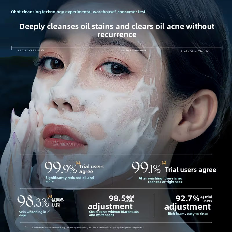 Amino Acid Lotion Gentle Moisturizing Facial Oil Cleanser 