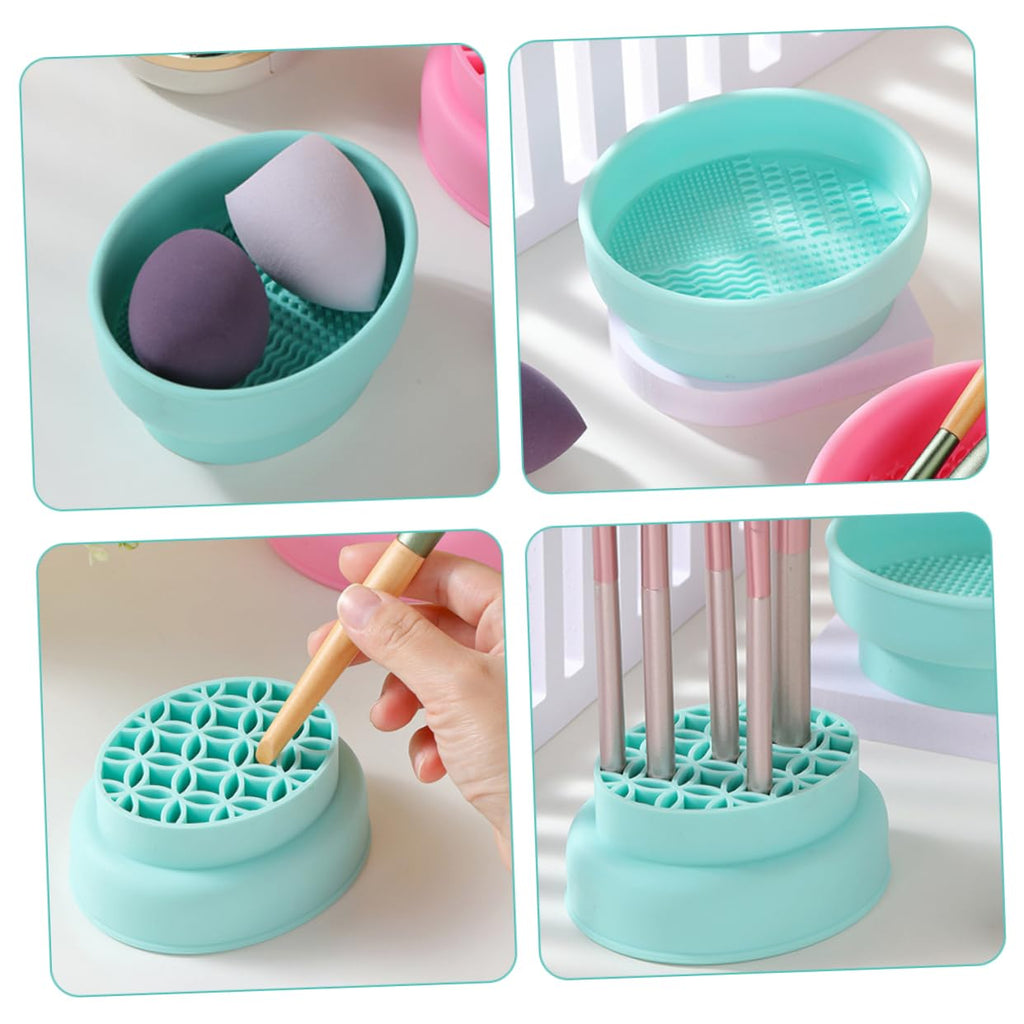 Silicone Real Makeup Brush Cleaning Bowl 