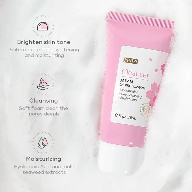 Vitamin C Facial Cleansing Moisturizing Blackhead Removal Skincare Cleanser 