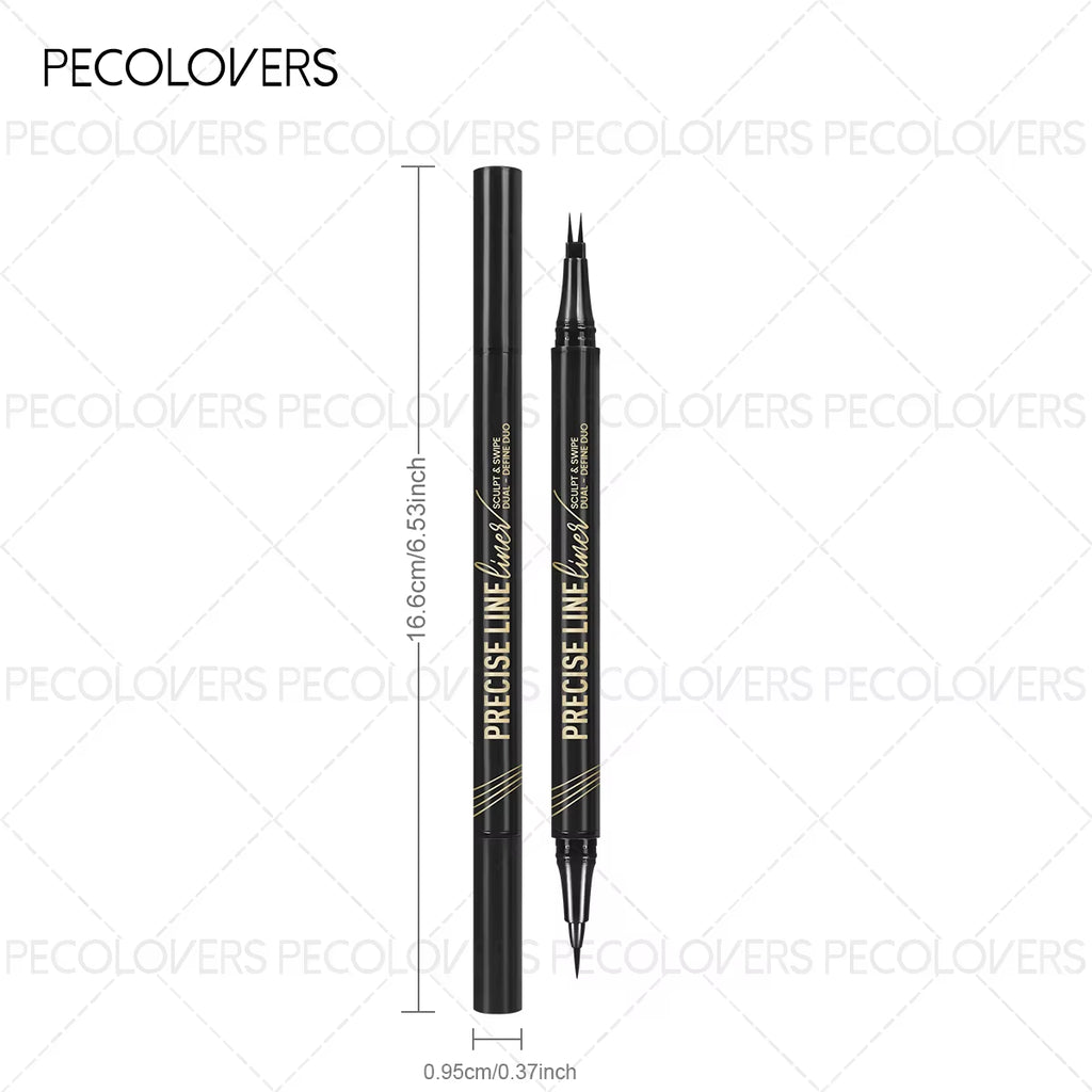 Forks Eyebrow Pencil Dual-Ended Artist Ultra-Fine Waterproof & Sweatproof 1PC 2 