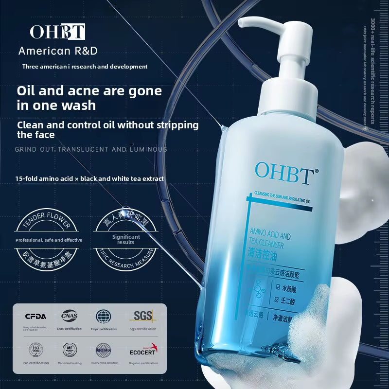 Amino Acid Lotion Gentle Moisturizing Facial Oil Cleanser 