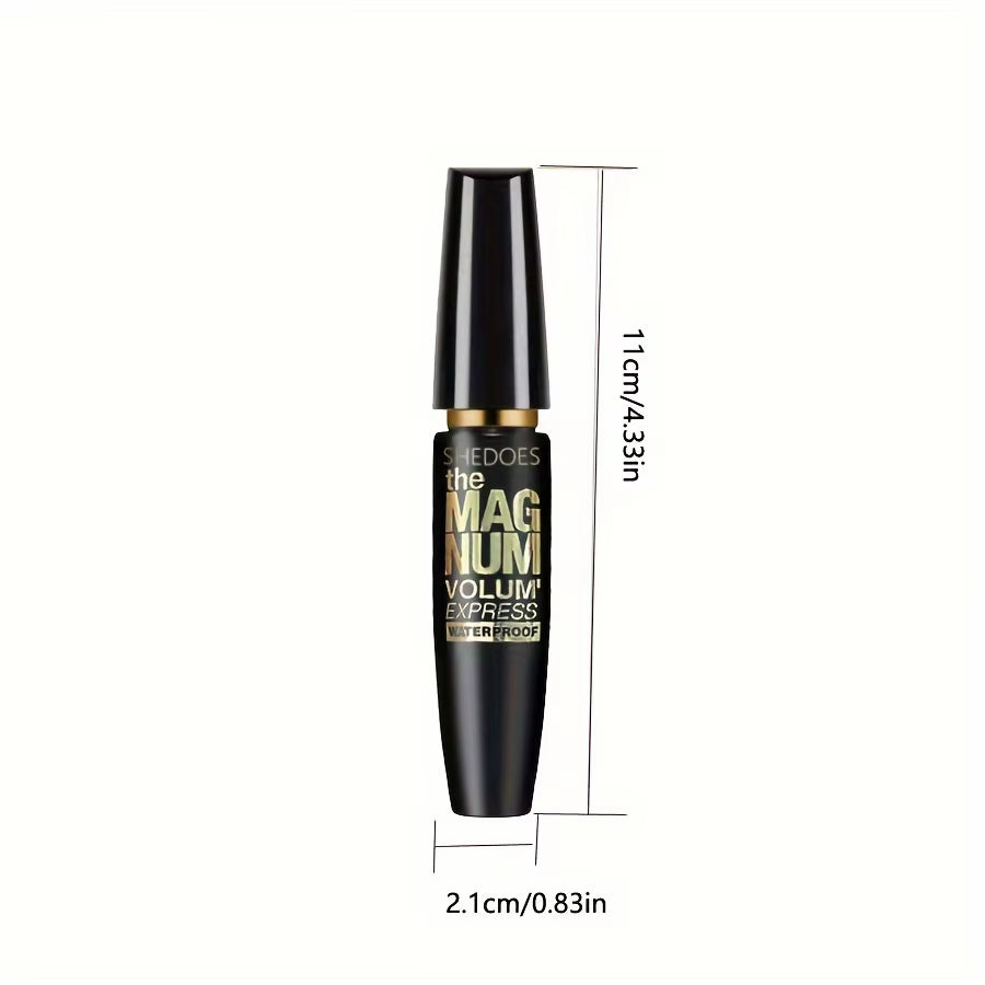  Black Mascara Thickening, Lengthening, Curling, Waterproof Liquid Fiber Mascara 4D